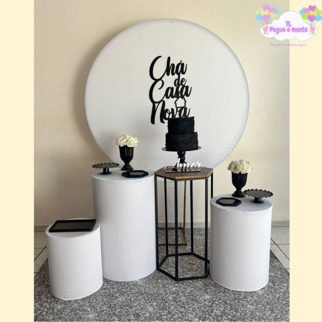 C-Kit Ouro Cha de Casa Nova Branco - Tl pegue e monte 