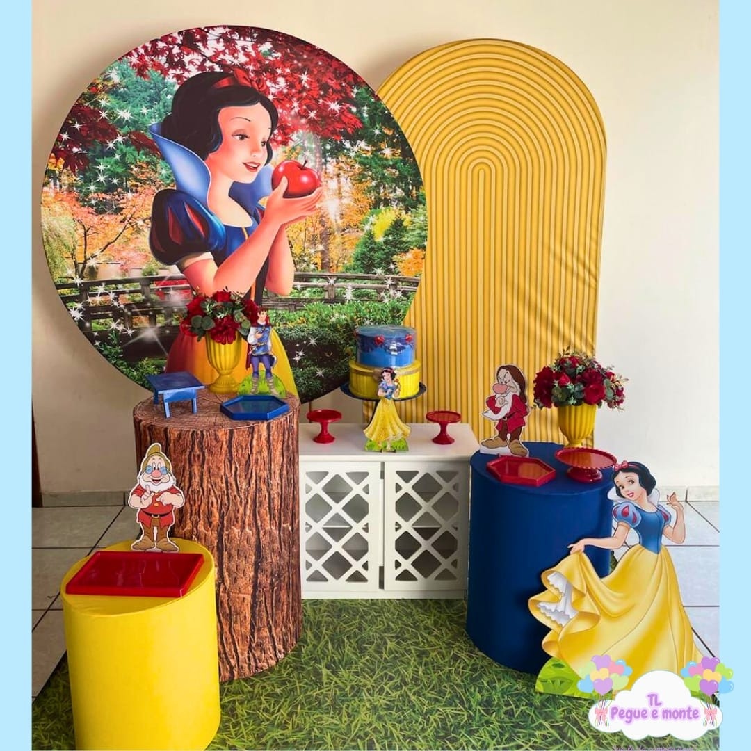 B-Kit Diamante Branca de Neve Maçã - Tl pegue e monte 
