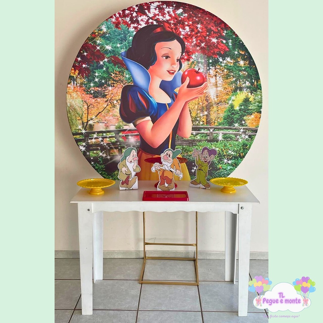 E-Kit Básico Branca de Neve Maçã - Tl pegue e monte 
