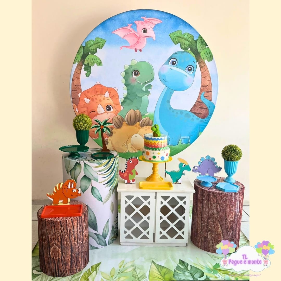 C-Kit Ouro Dino Baby  Coqueiro - Tl pegue e monte 