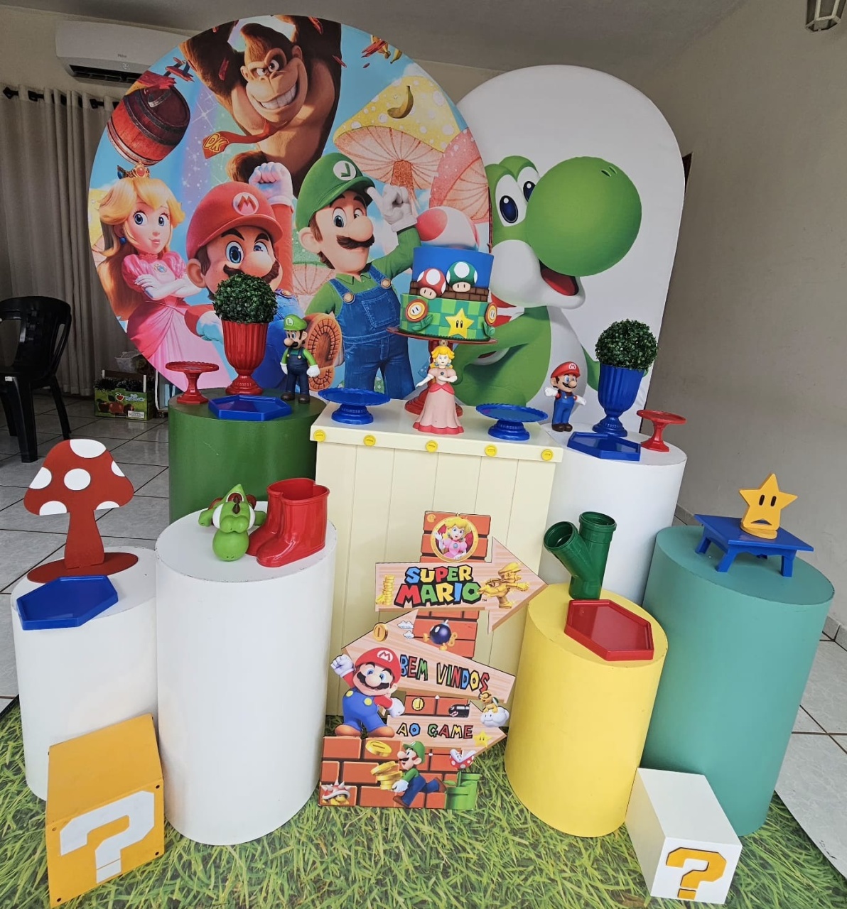 A- Composição Super Mario  - Tl pegue e monte 