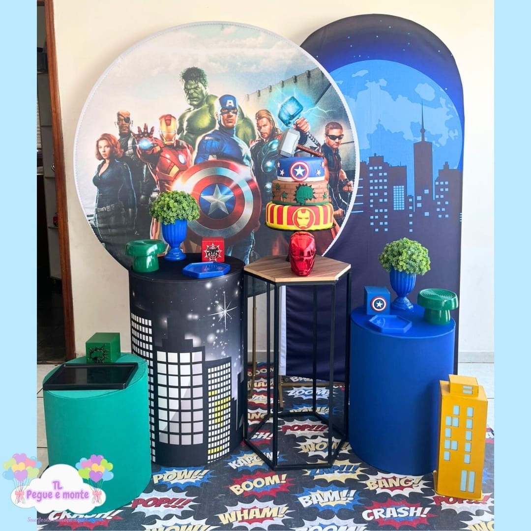 B-Kit Diamante Vingadores - Tl pegue e monte 
