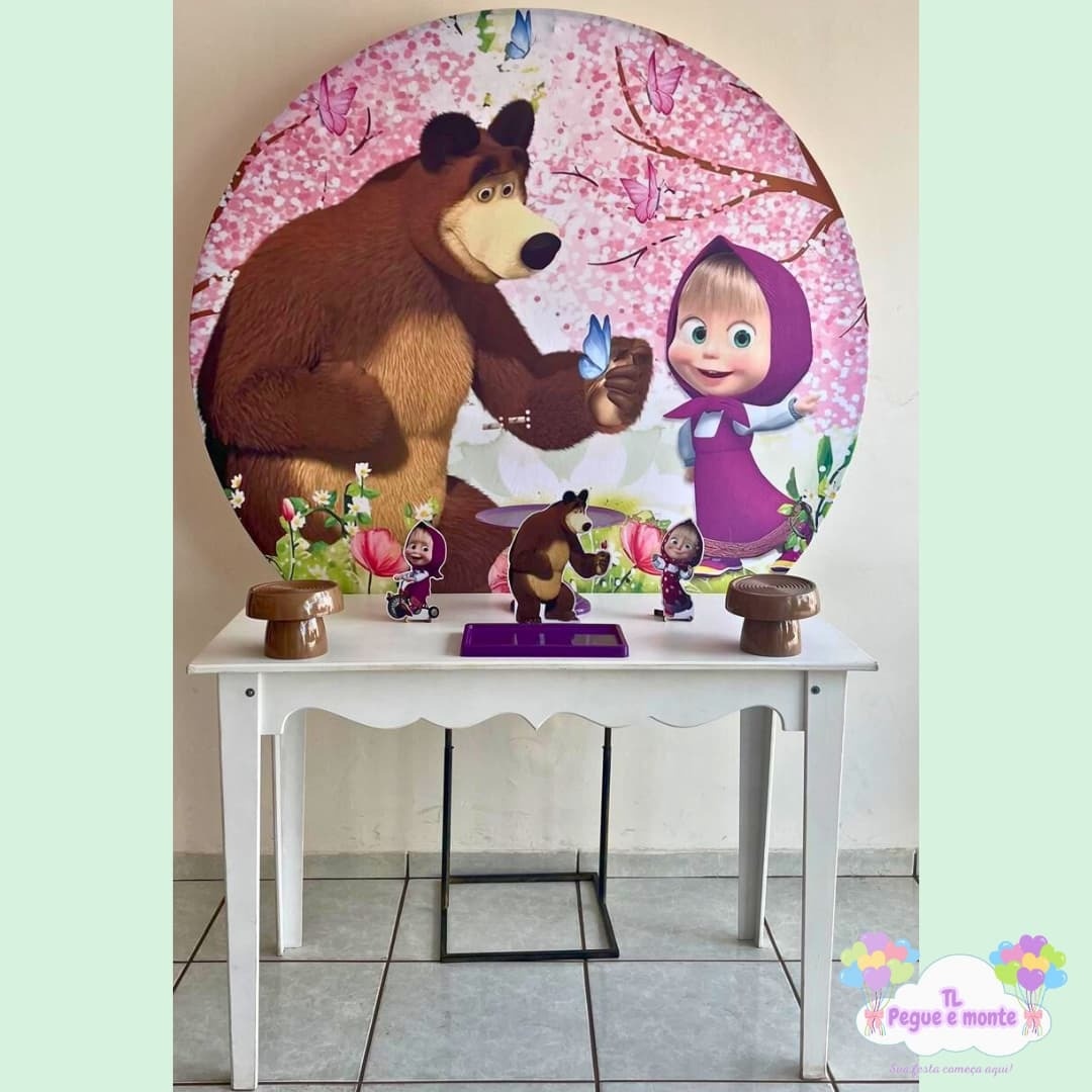 E-Kit Básico Masha E O Urso - Tl pegue e monte 