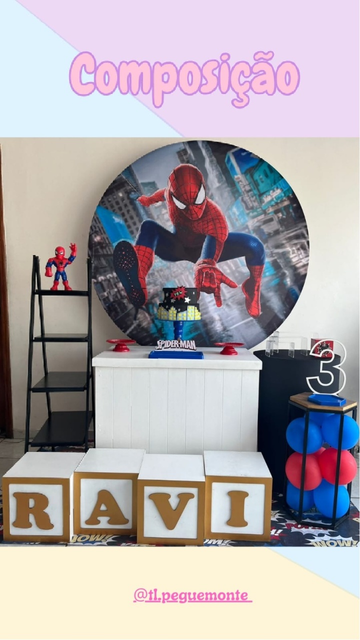 A- Composição Homem Aranha Predios - Tl pegue e monte 