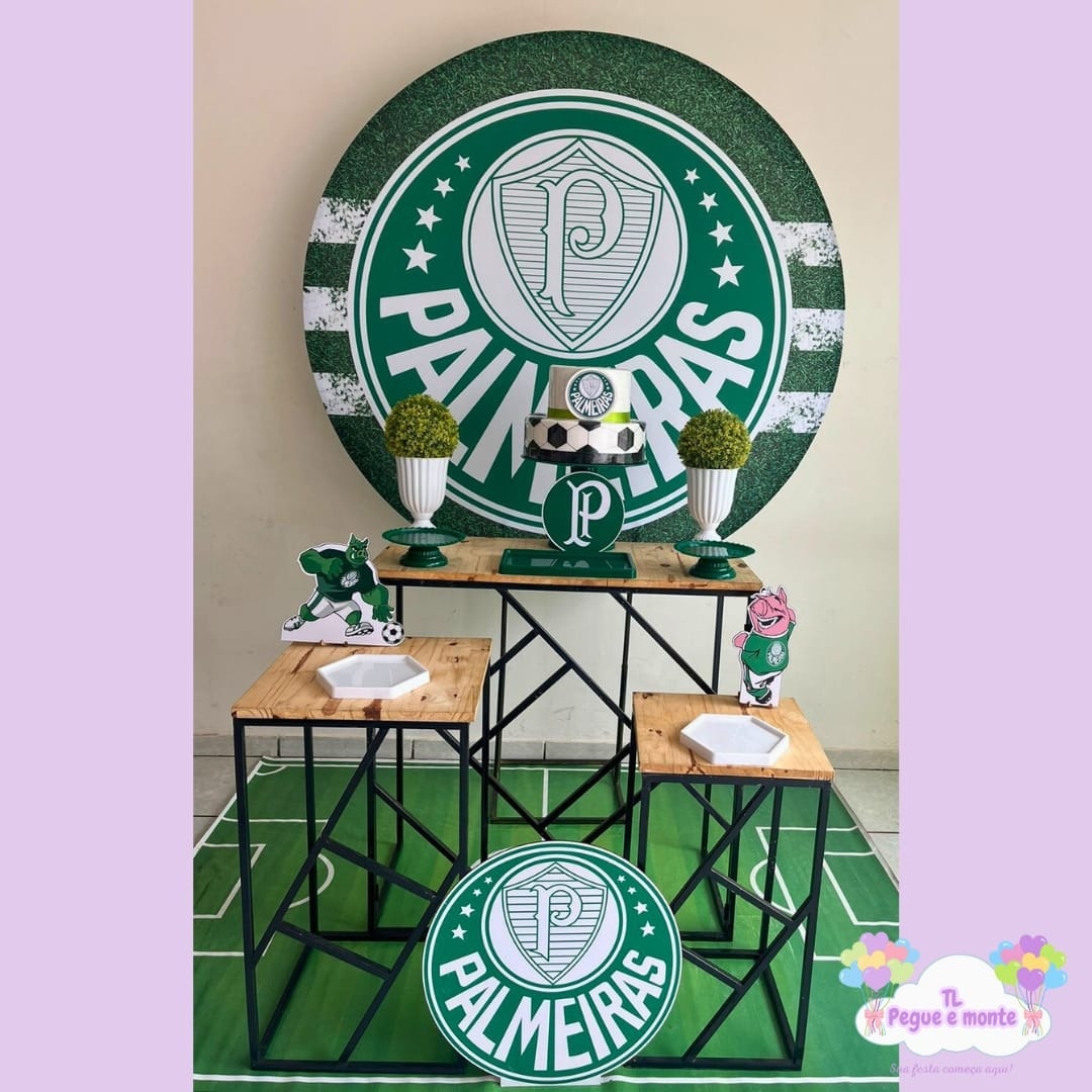 D-Kit Prata Mesa Palmeiras  - Tl pegue e monte 