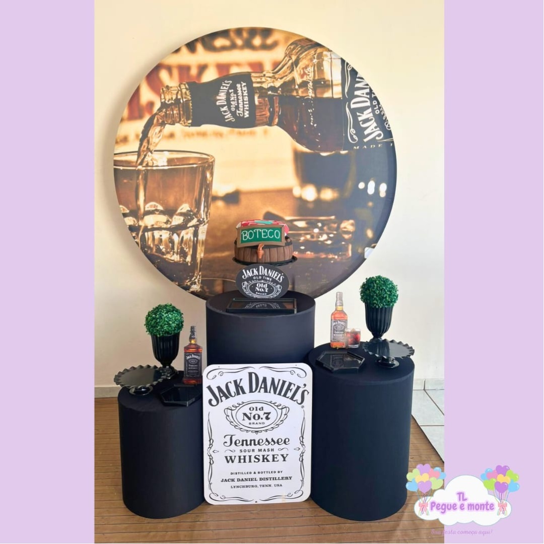 D-Kit Prata Cilindro Jack Daniel's - Tl pegue e monte 