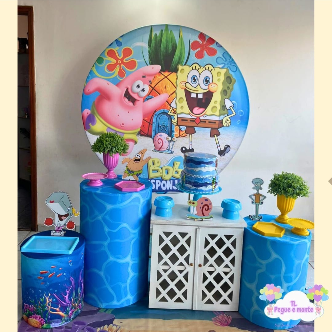 C-Kit Ouro Bob Esponja - Tl pegue e monte 