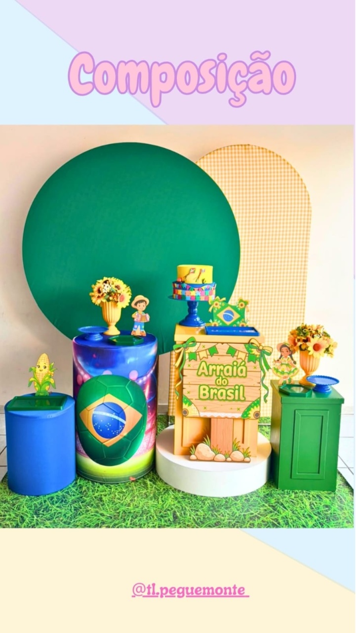 A- Composição Arraiá Do Brasil - Tl pegue e monte 