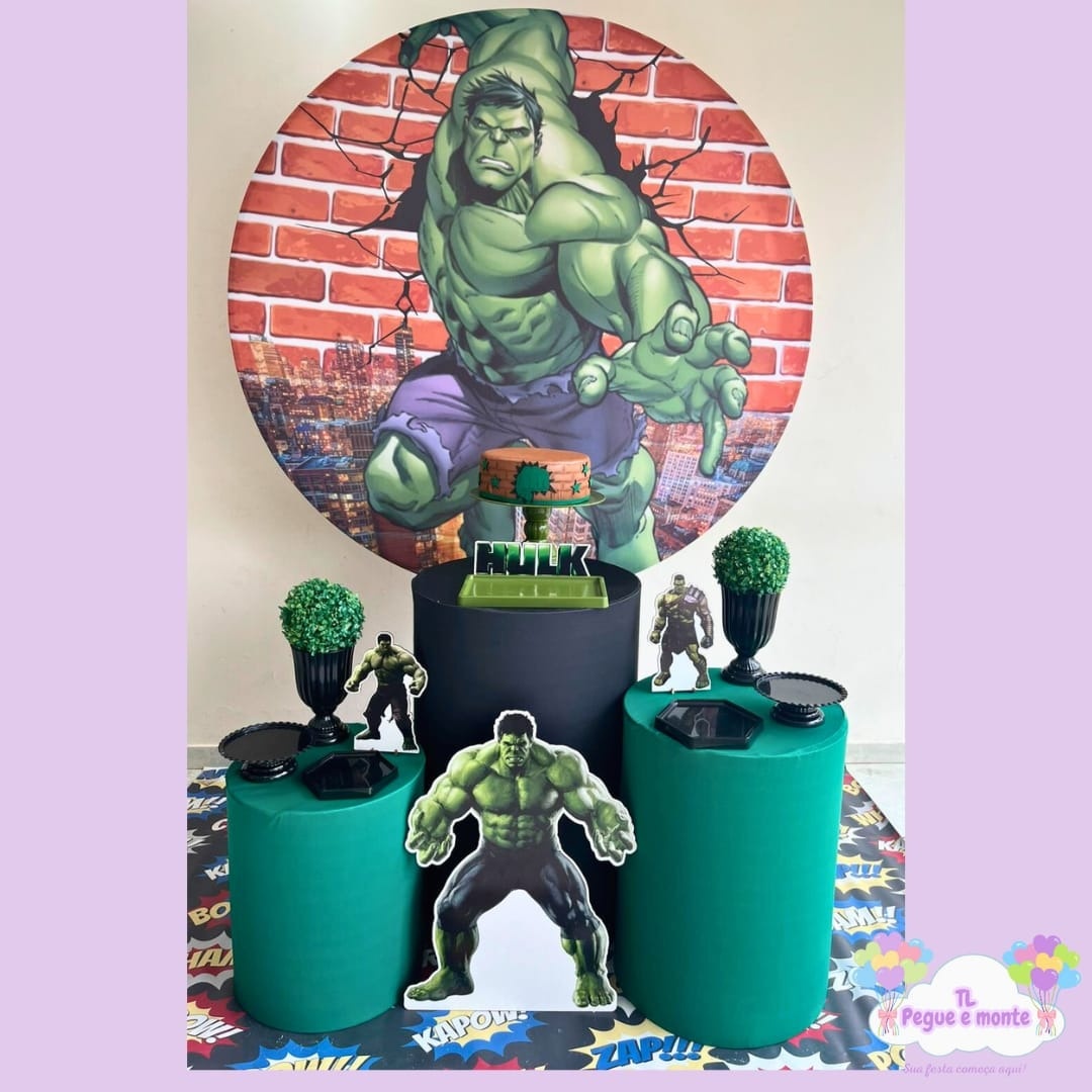D-Kit Prata Cilindro Hulk - Tl pegue e monte 