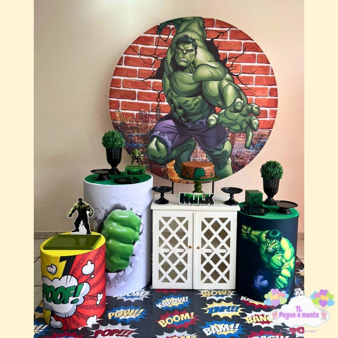 C-Kit Ouro Hulk  - Tl pegue e monte 