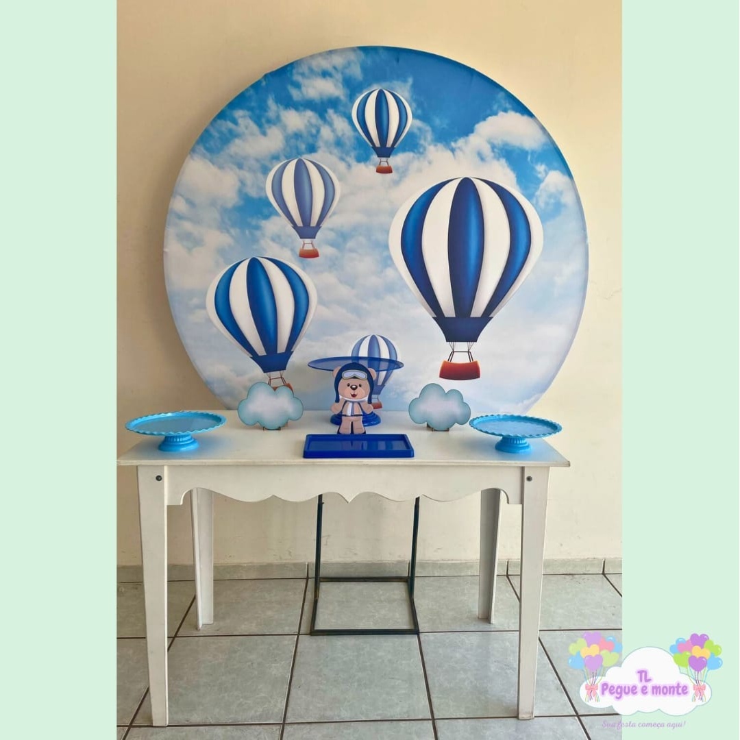E-Kit Basico Balão Azul - Tl pegue e monte 