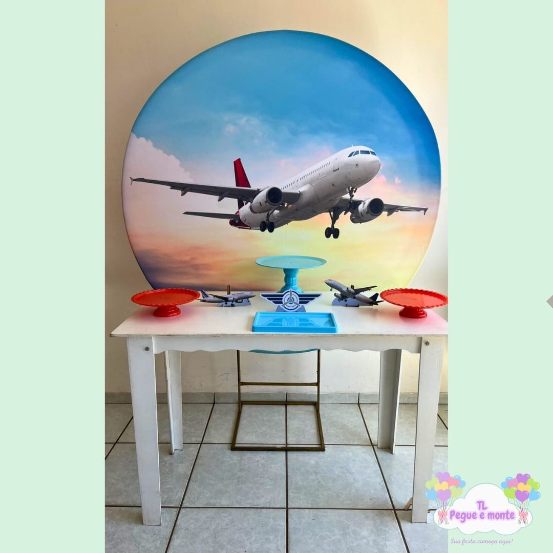 E-Kit Basico Avião Realista - Tl pegue e monte 