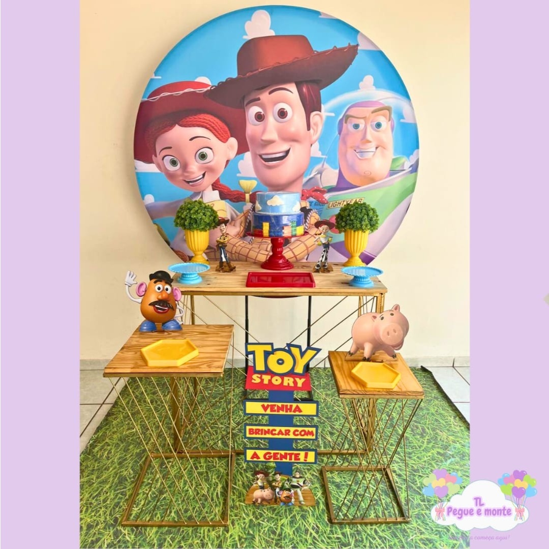 D-Kit Prata Mesa Toy Story - Tl pegue e monte 
