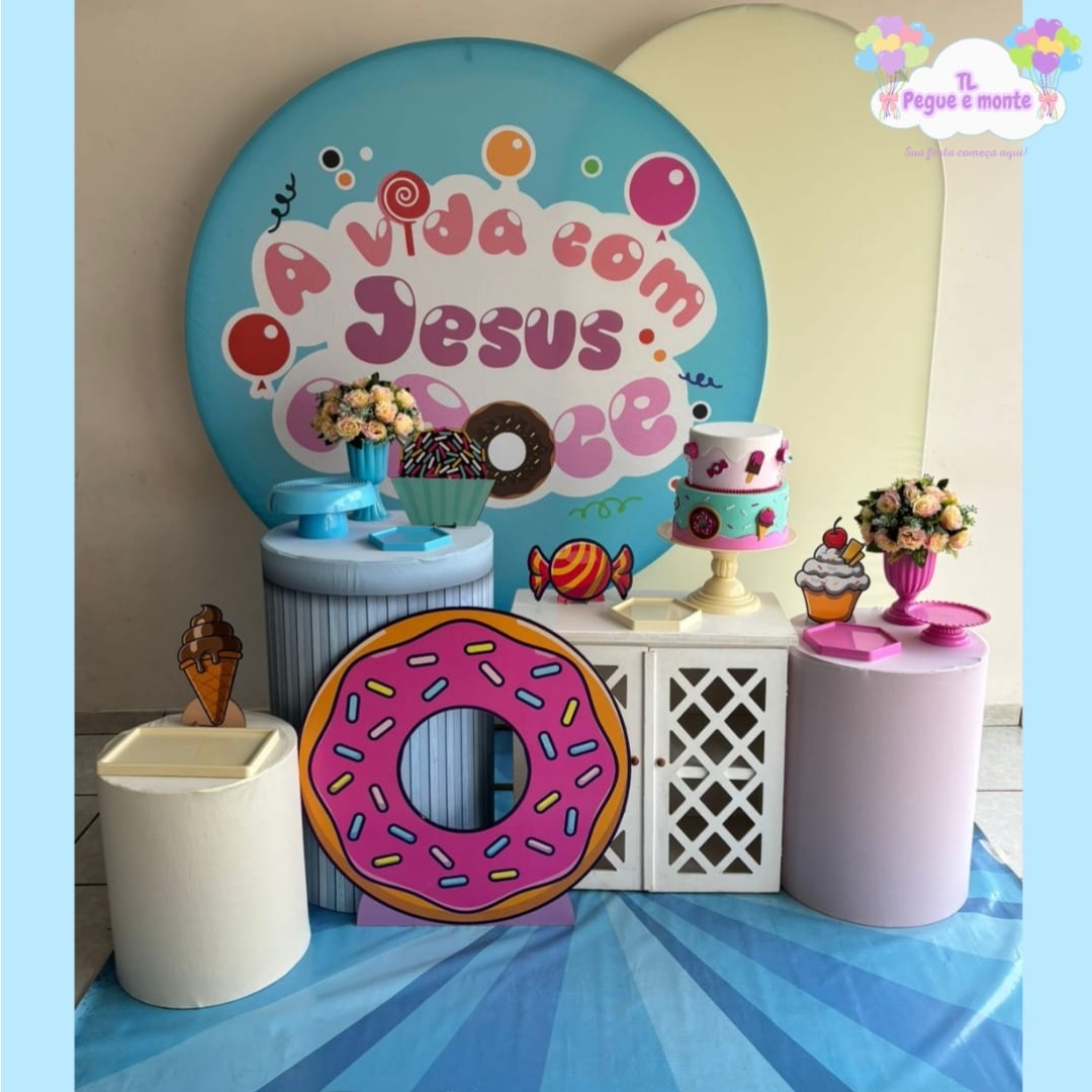 B-Kit Diamante Jesus Doce - Tl pegue e monte 