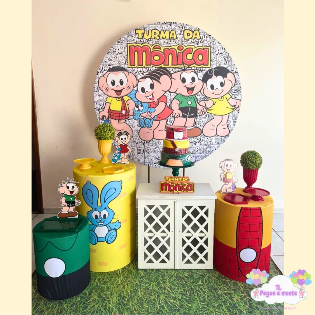 C-Kit Ouro Turma da Monica - Tl pegue e monte 