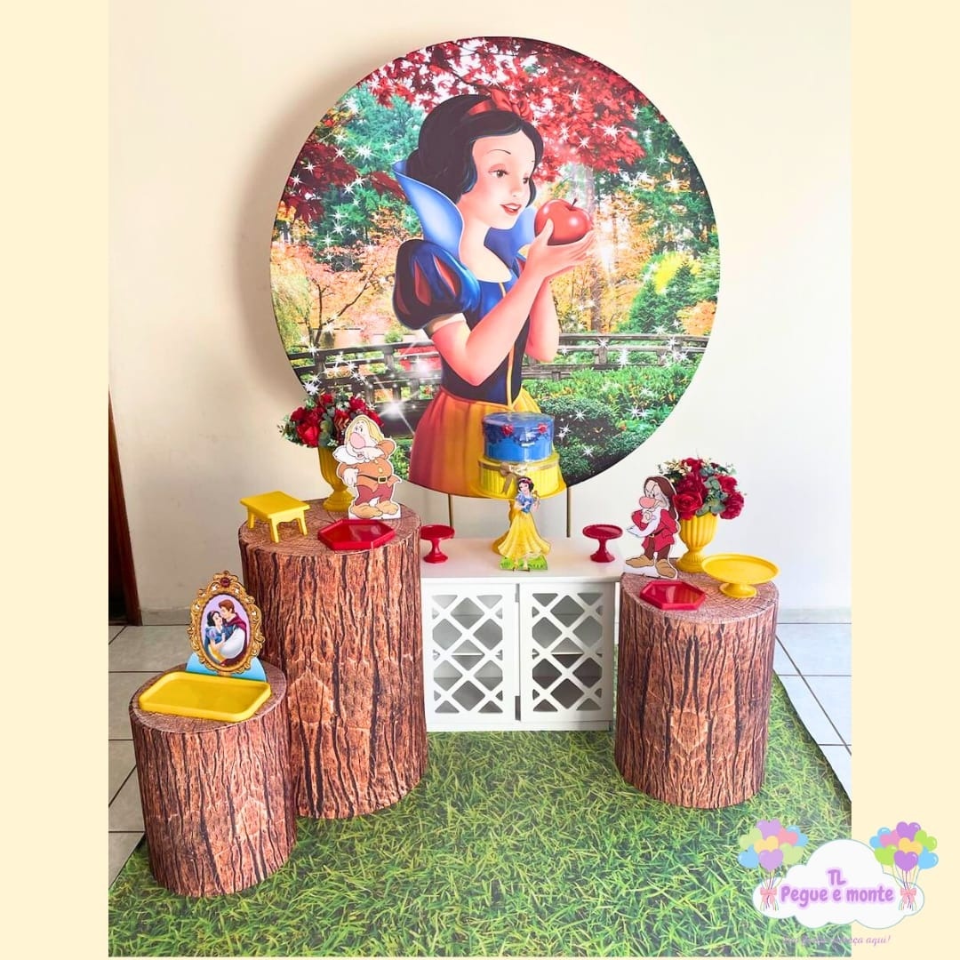 C-Kit Ouro Branca de Neve Maçã - Tl pegue e monte 