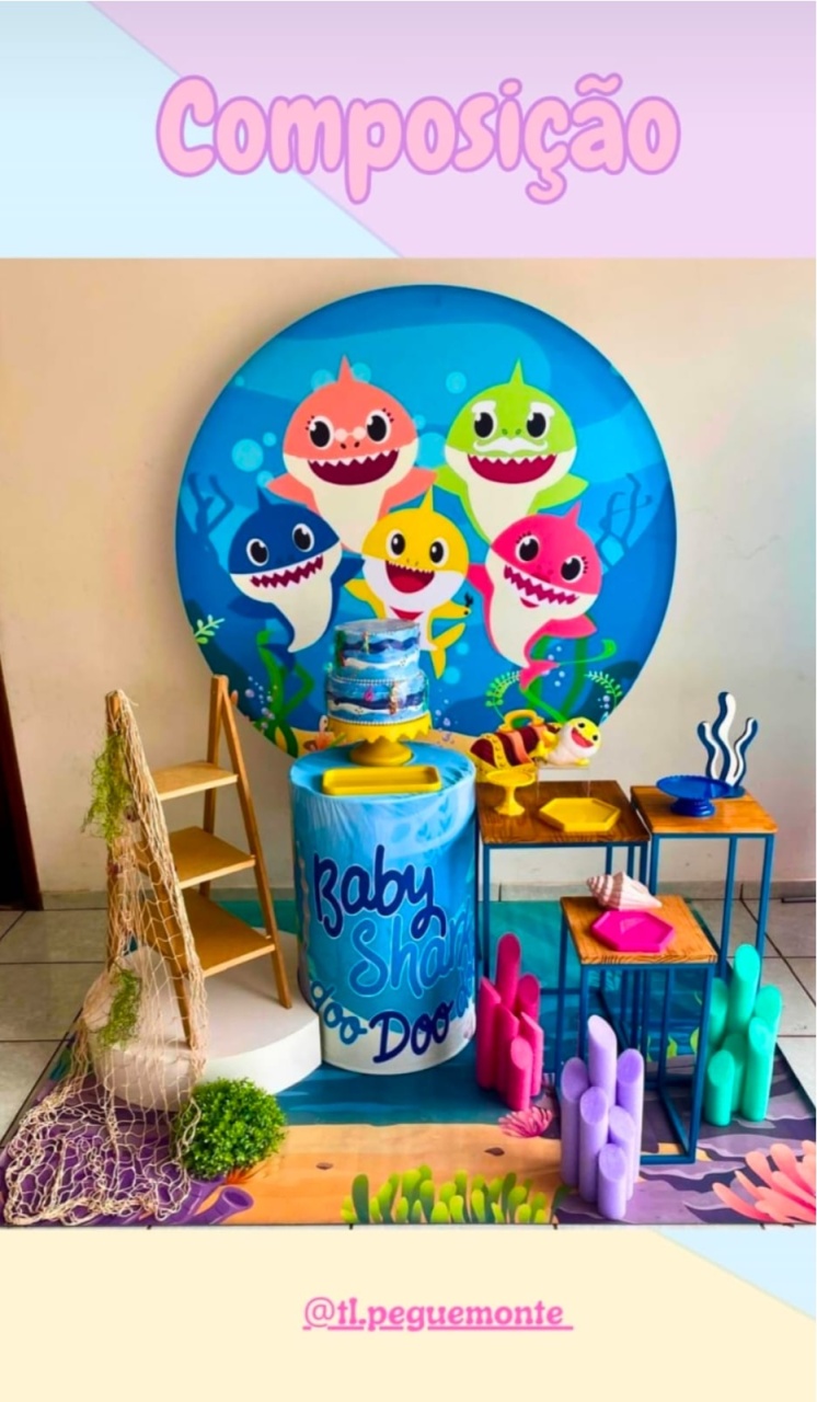 A- Composição  Baby Shark  - Tl pegue e monte 
