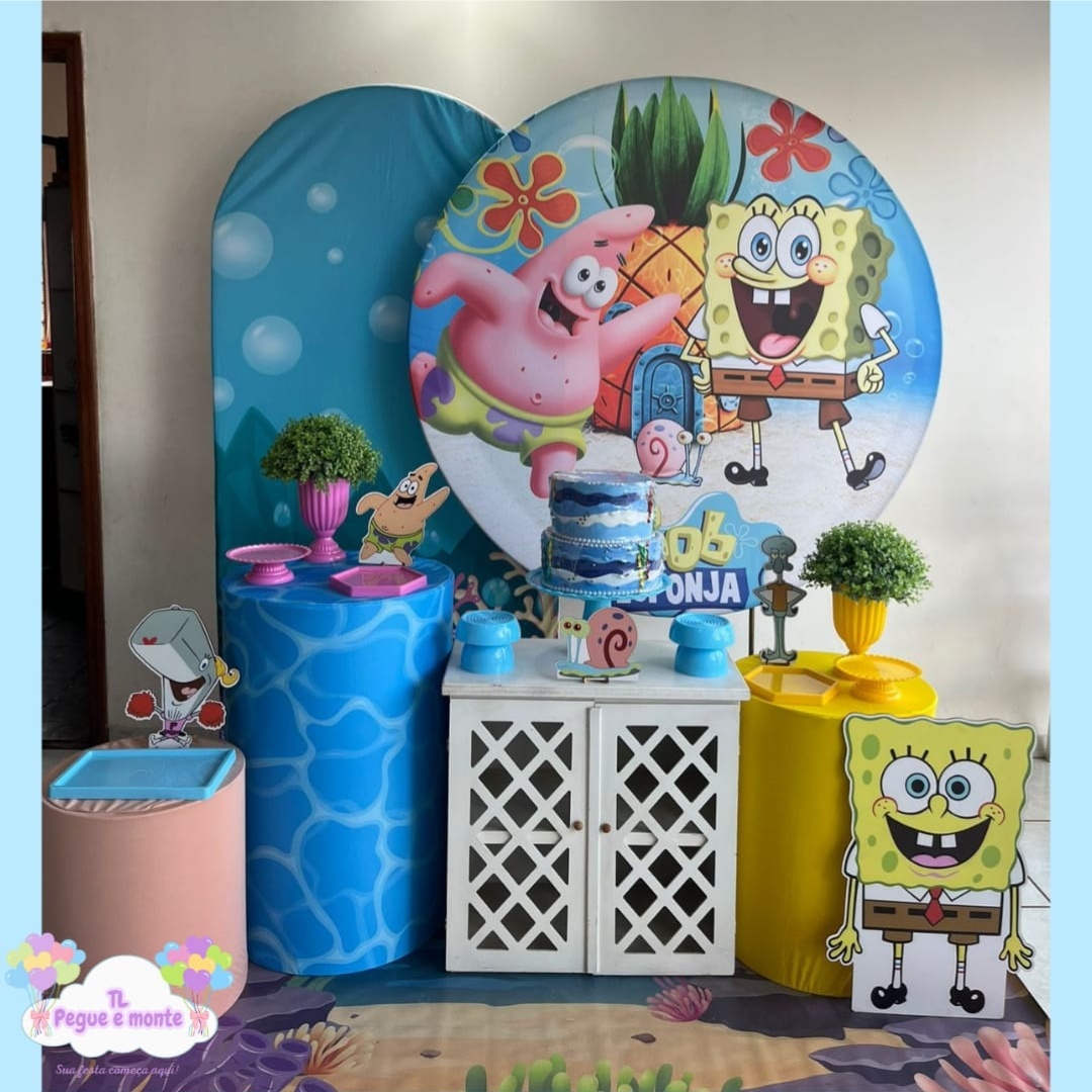 B-Kit Diamante Bob Esponja  - Tl pegue e monte 