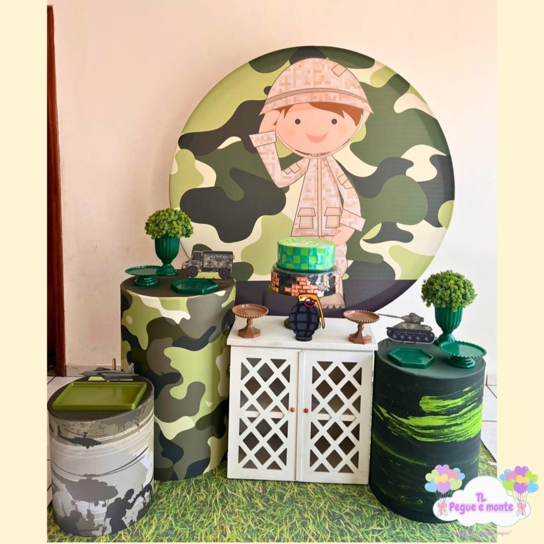 C-Kit Ouro Exercito - Tl pegue e monte 