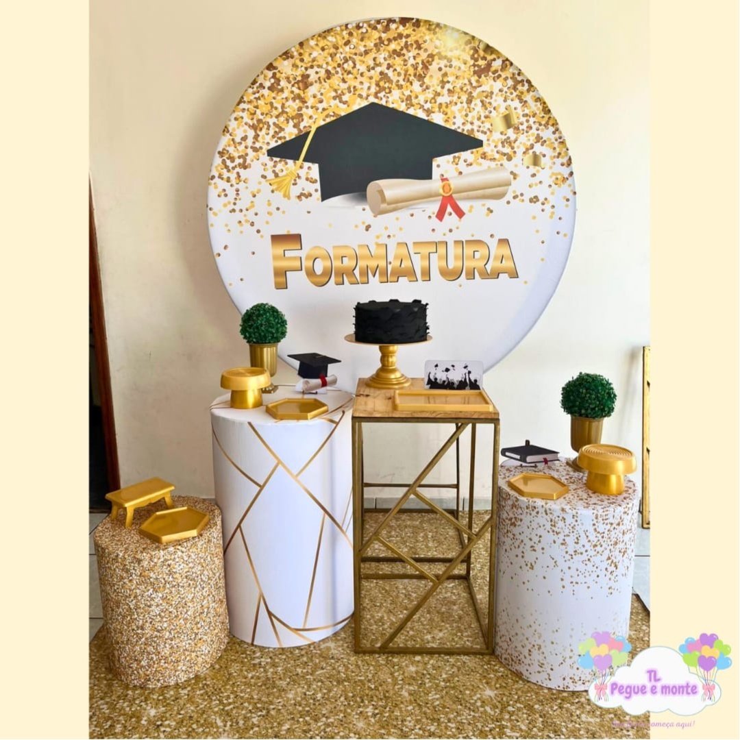 C-Kit Ouro Formatura - Tl pegue e monte 