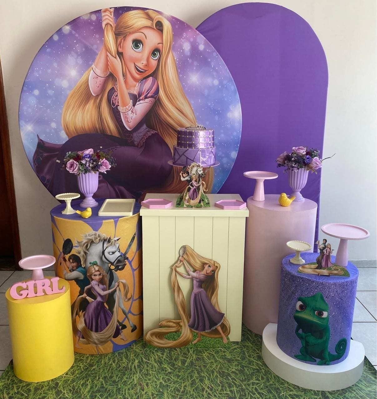 A- Composição Rapunzel  - Tl pegue e monte 