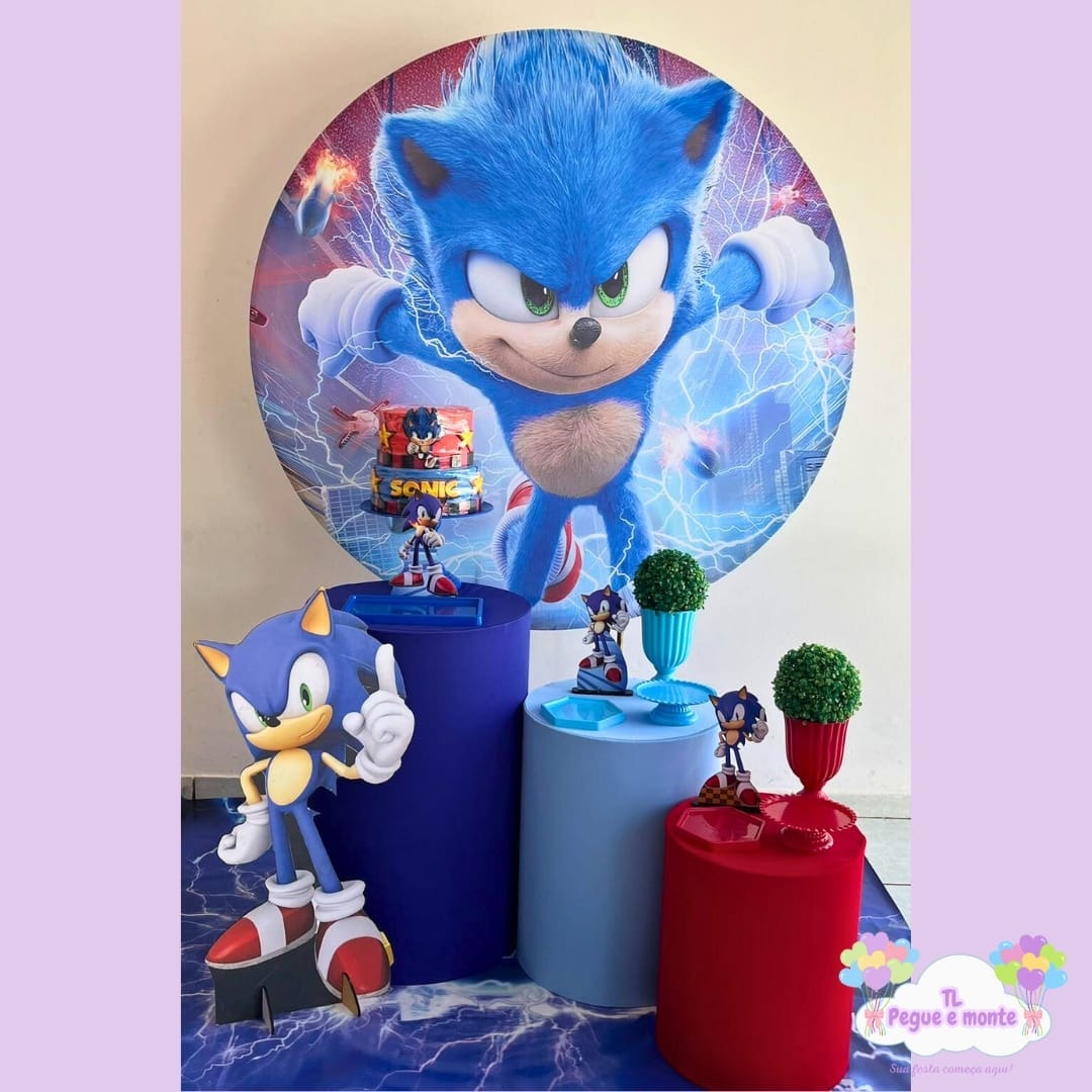 D-Kit Prata Cilindro Sonic - Tl pegue e monte 