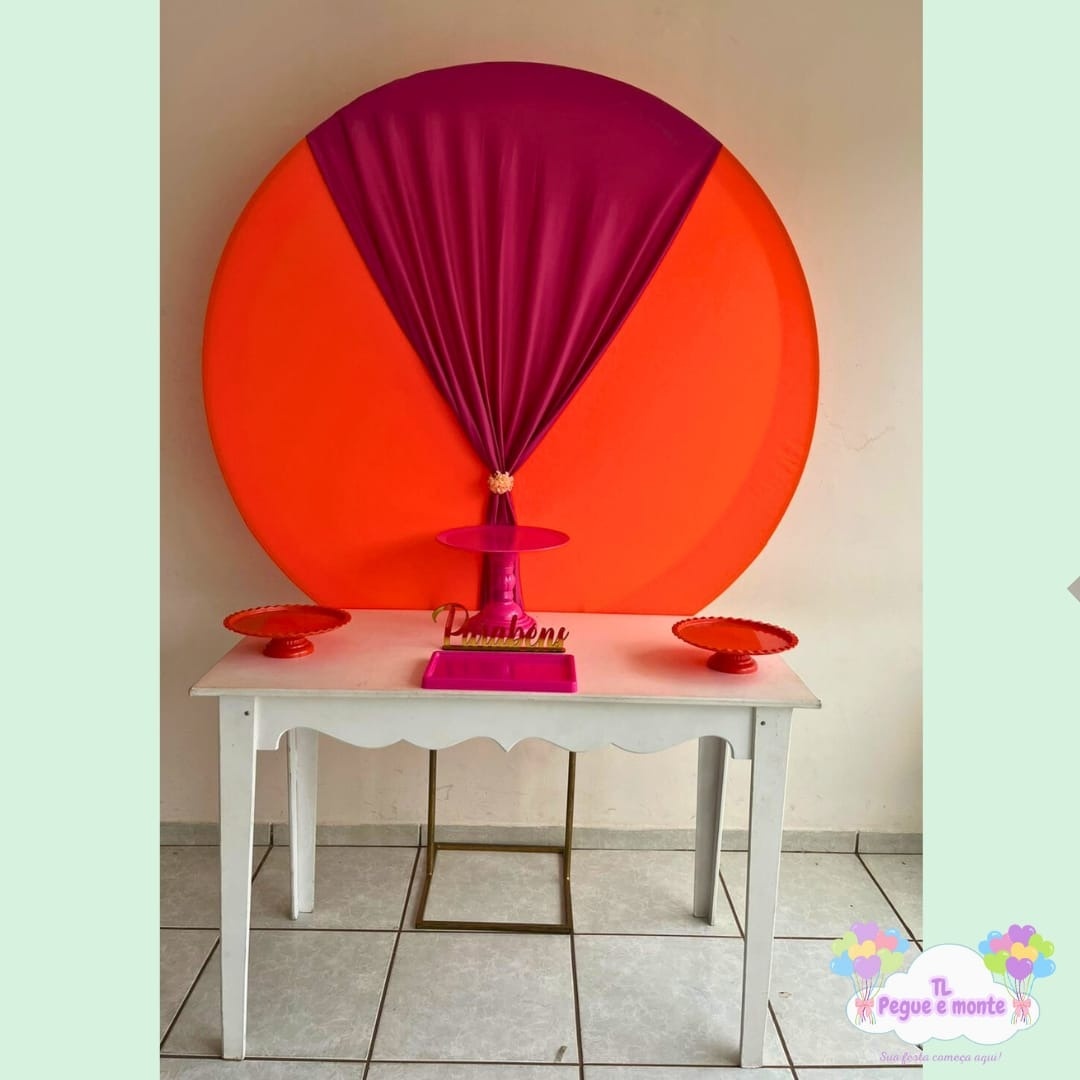 E-Kit Básico Pink Com Laranja - Tl pegue e monte 