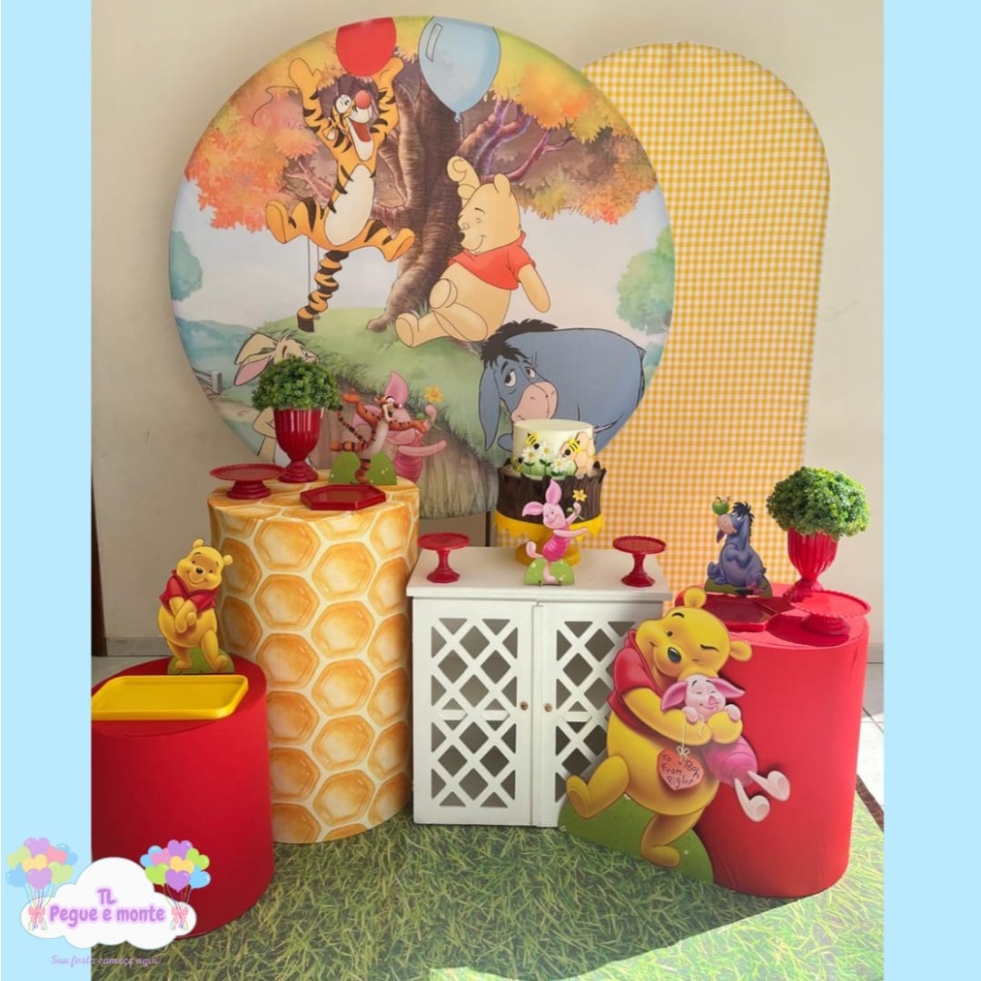 B-Kit Diamante Ursinho Pooh - Tl pegue e monte 