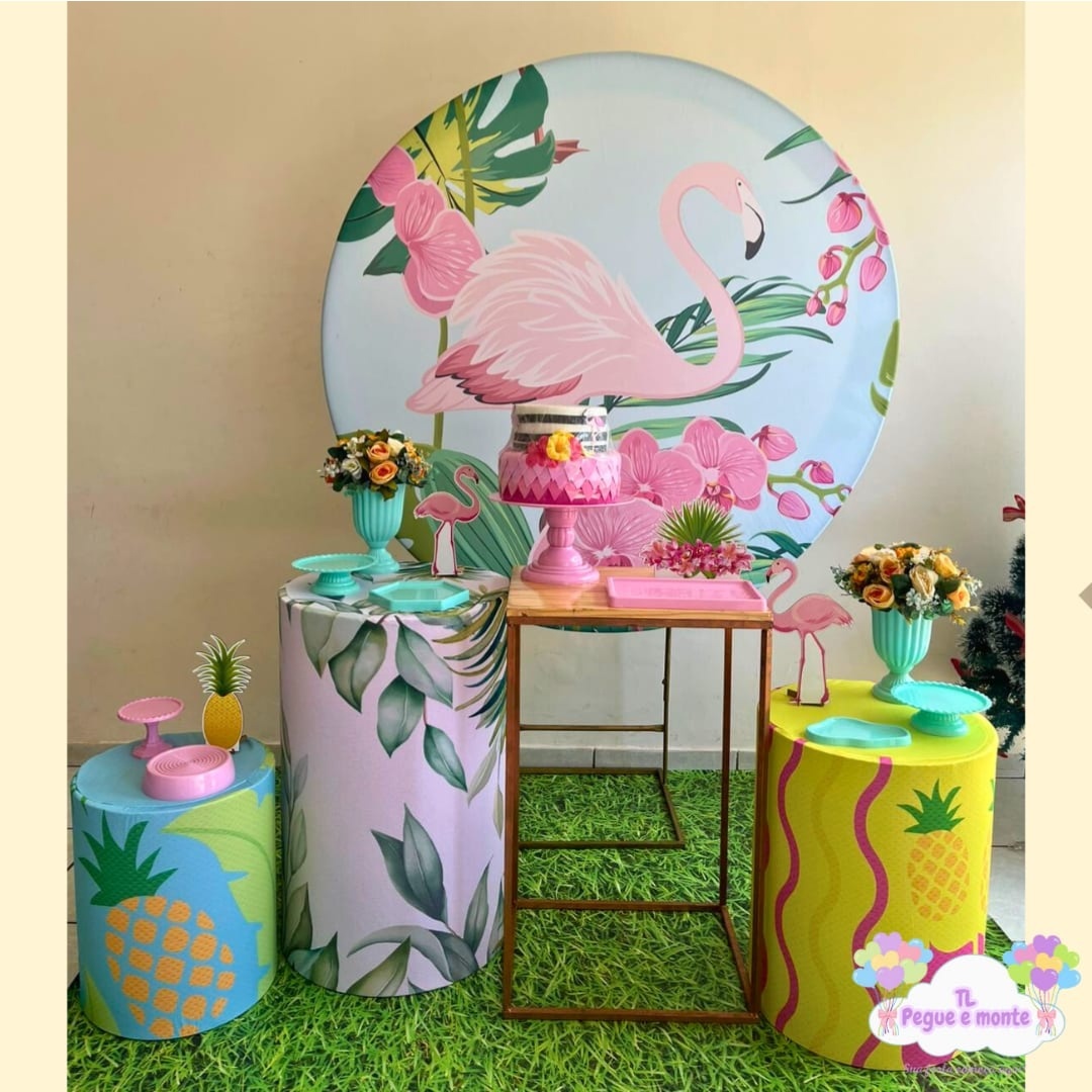 C-Kit Ouro Flamingo - Tl pegue e monte 