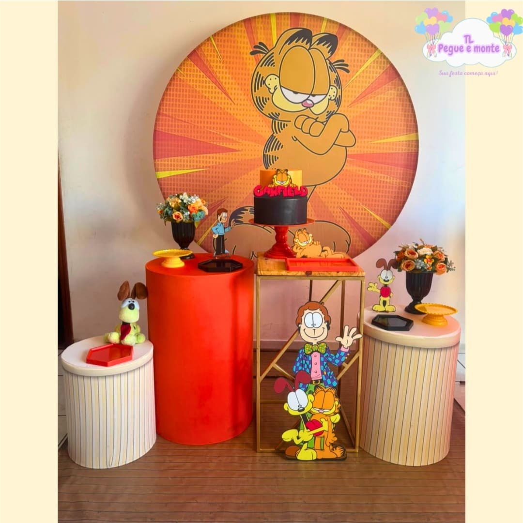 C-Kit Ouro Garfield - Tl pegue e monte 