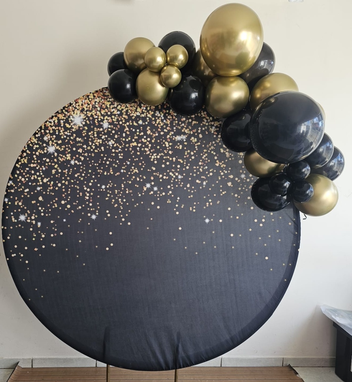 Balão: Mini Arco Redondo de 1 Metro: Cores Normais Com Metalizado - Tl pegue e monte 