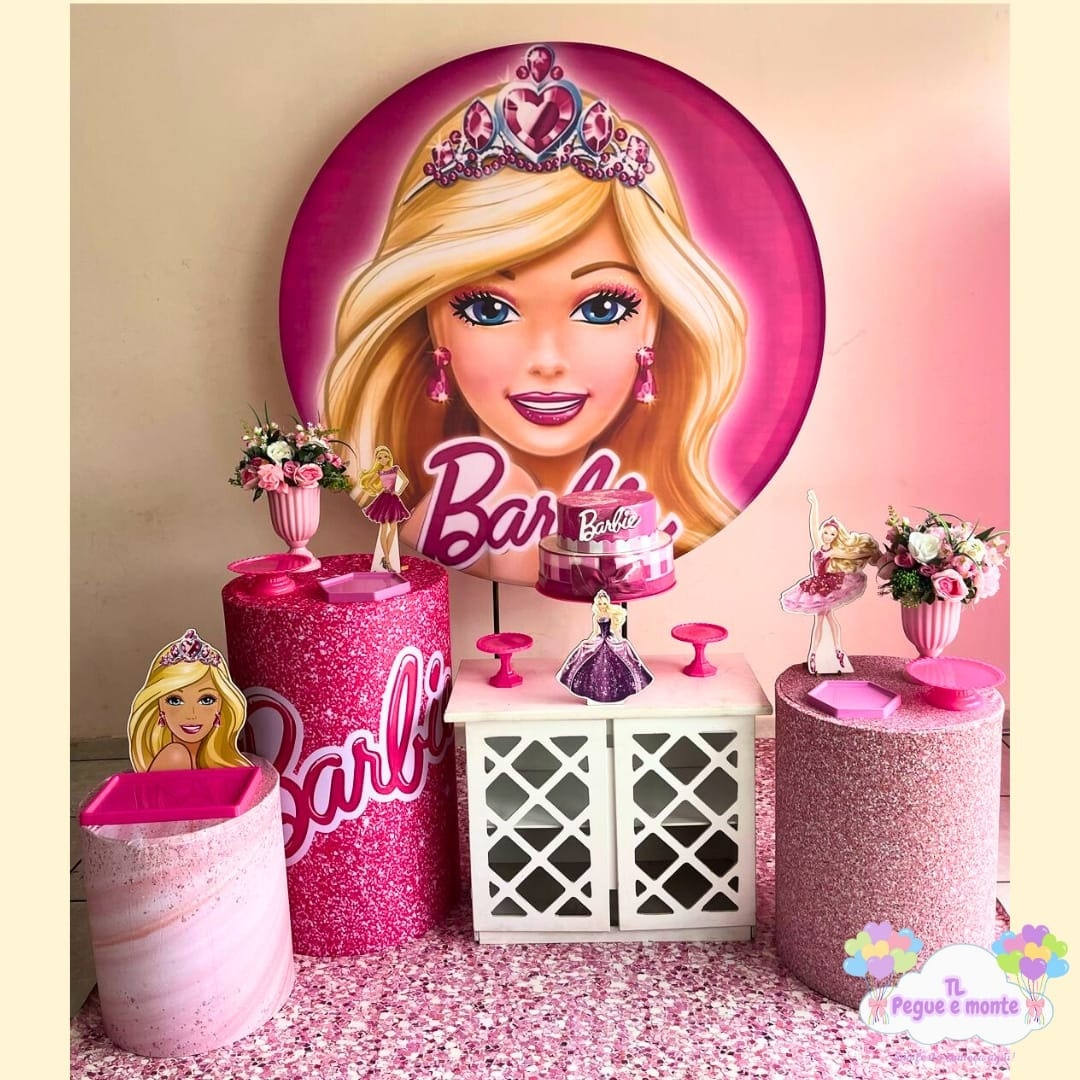 C-Kit Ouro Barbie Loira - Tl pegue e monte 
