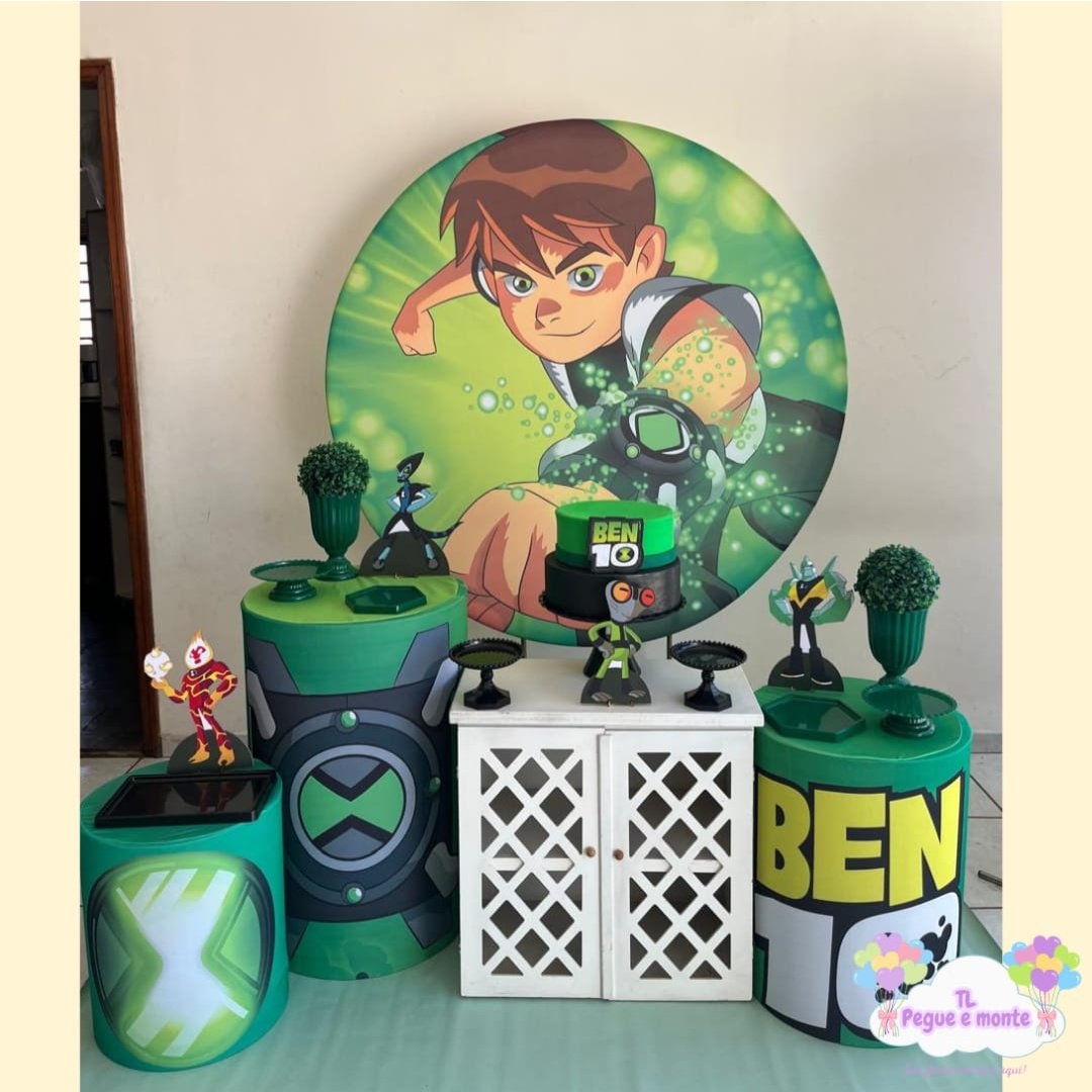 C-Kit Ouro Ben 10 - Tl pegue e monte 