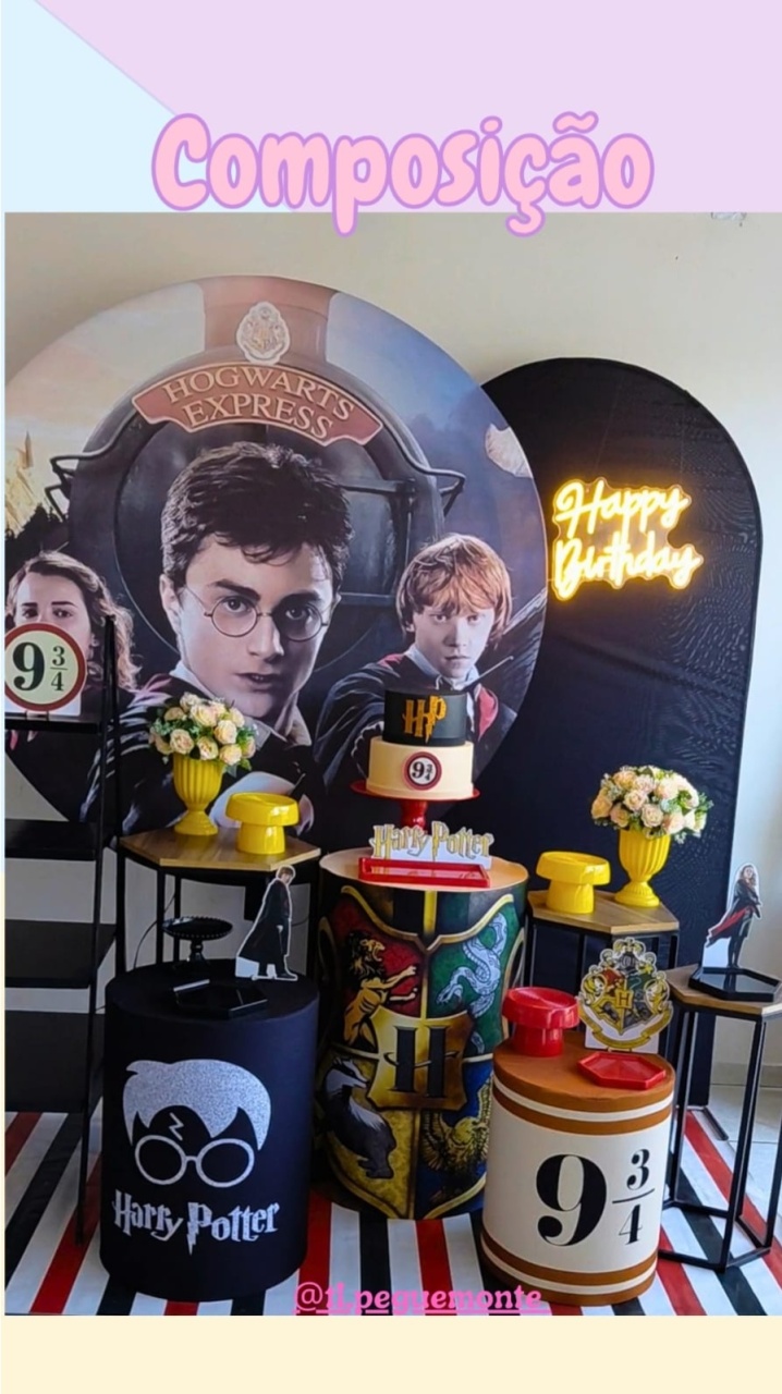 A- Composição Harry Potter - Tl pegue e monte 