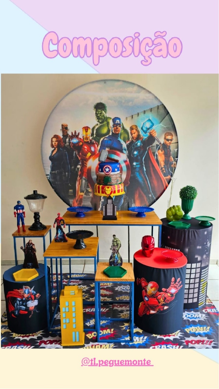 A- Composição Vingadores  - Tl pegue e monte 