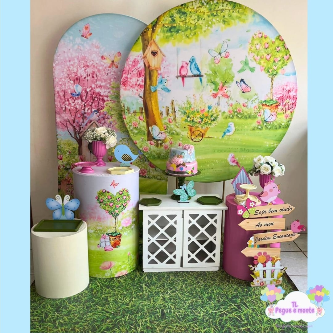 B-Kit Diamante Jardim Encantado - Tl pegue e monte 