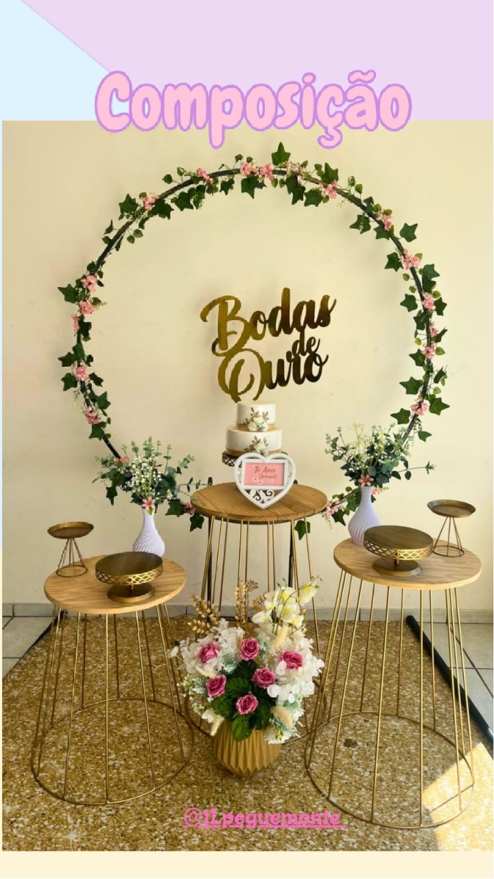 A- Composição Bodas de Ouro  - Tl pegue e monte 