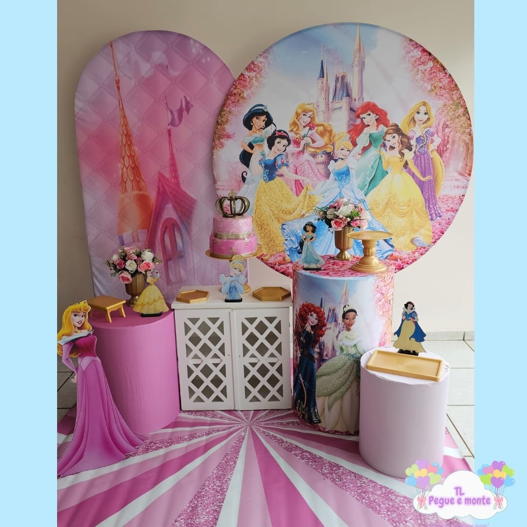 B-Kit Diamante Princesas Castelo  - Tl pegue e monte 
