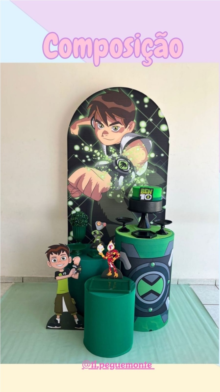 A- Composição Ben 10 - Tl pegue e monte 