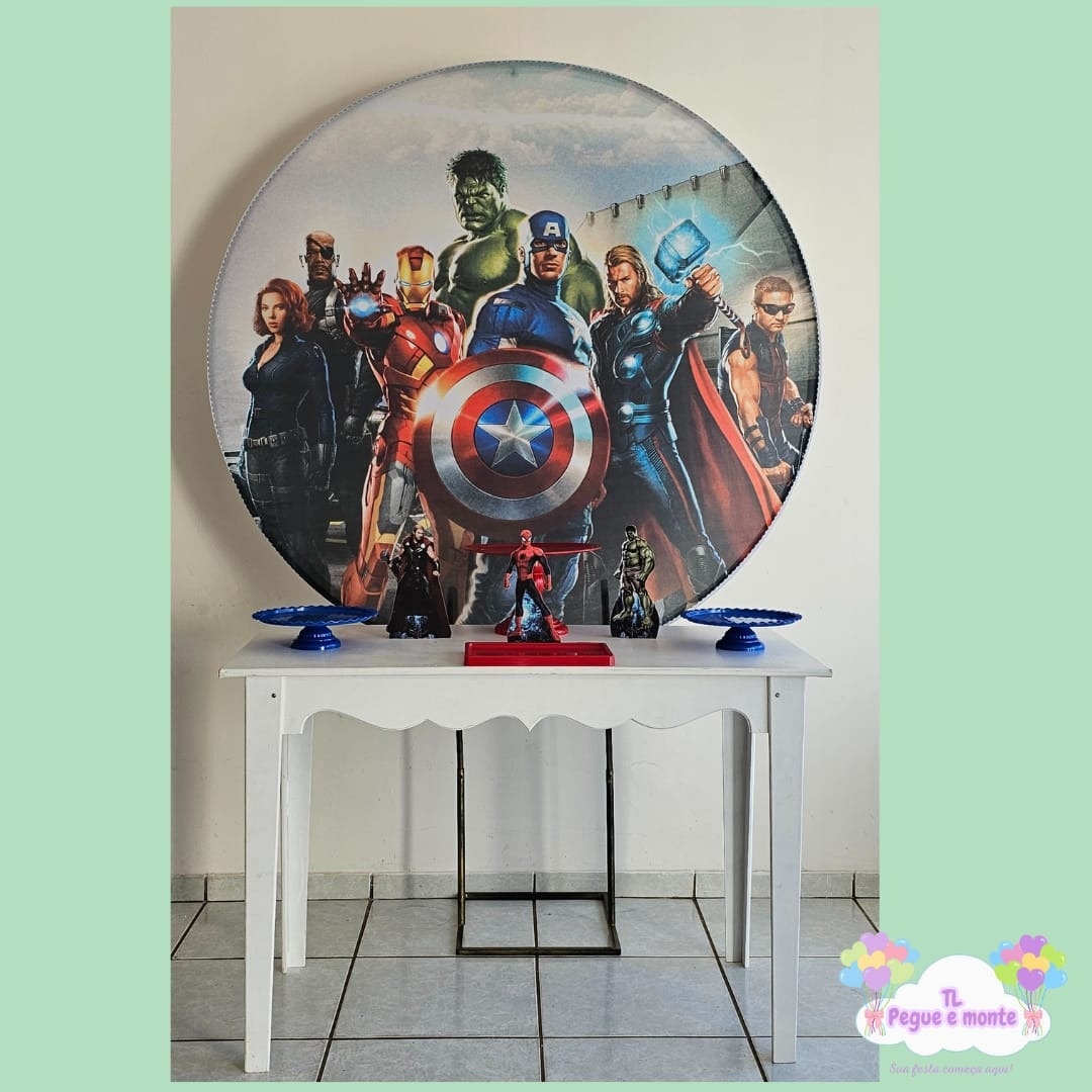 E-Kit Básico Vingadores - Tl pegue e monte 