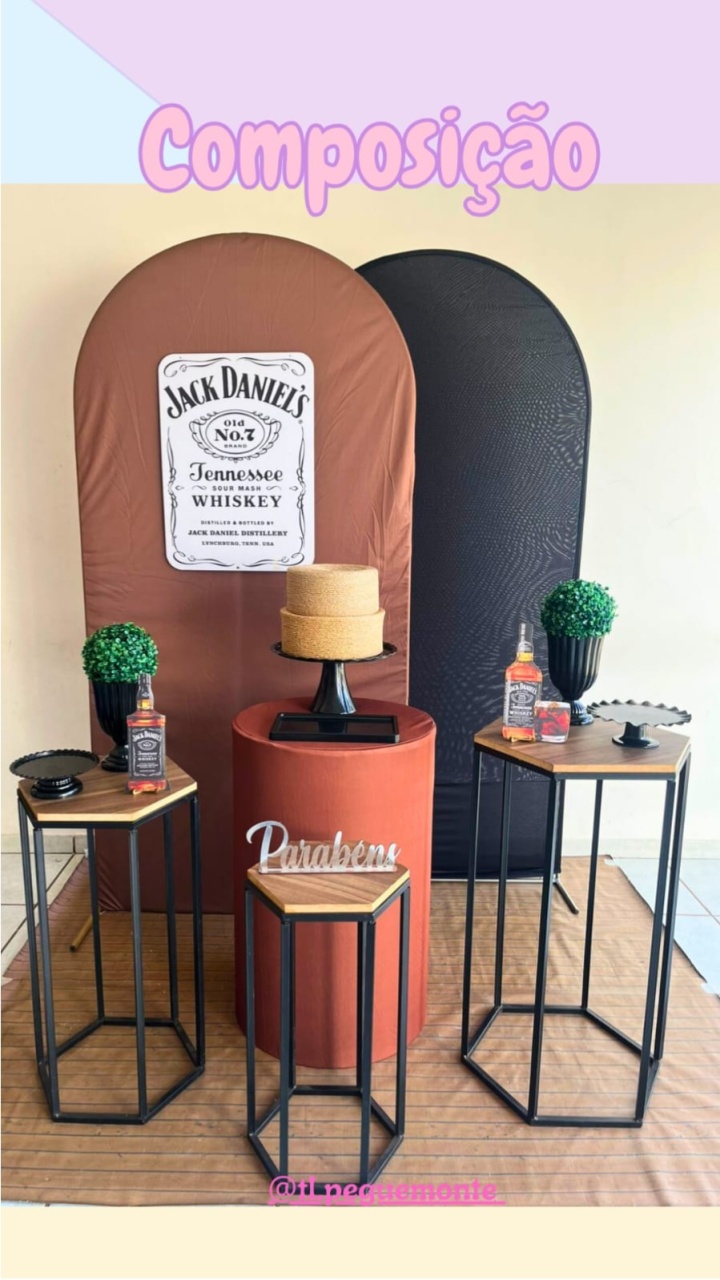 A- Composição Jack Daniel's - Tl pegue e monte 