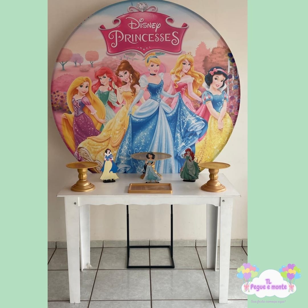 E-Kit Basico Princesas Disney - Tl pegue e monte 