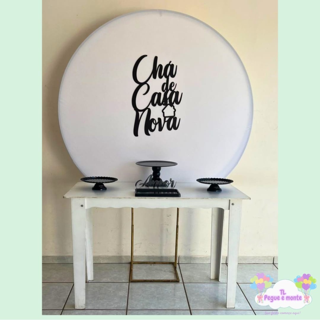 E-Kit Basico Cha de Casa Nova Branco - Tl pegue e monte 