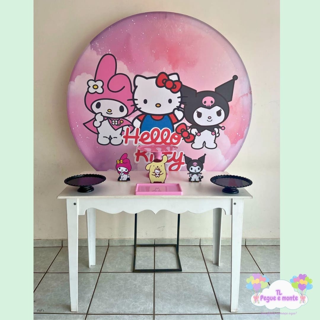 E-Kit Basico Hello Kitty - Tl pegue e monte 