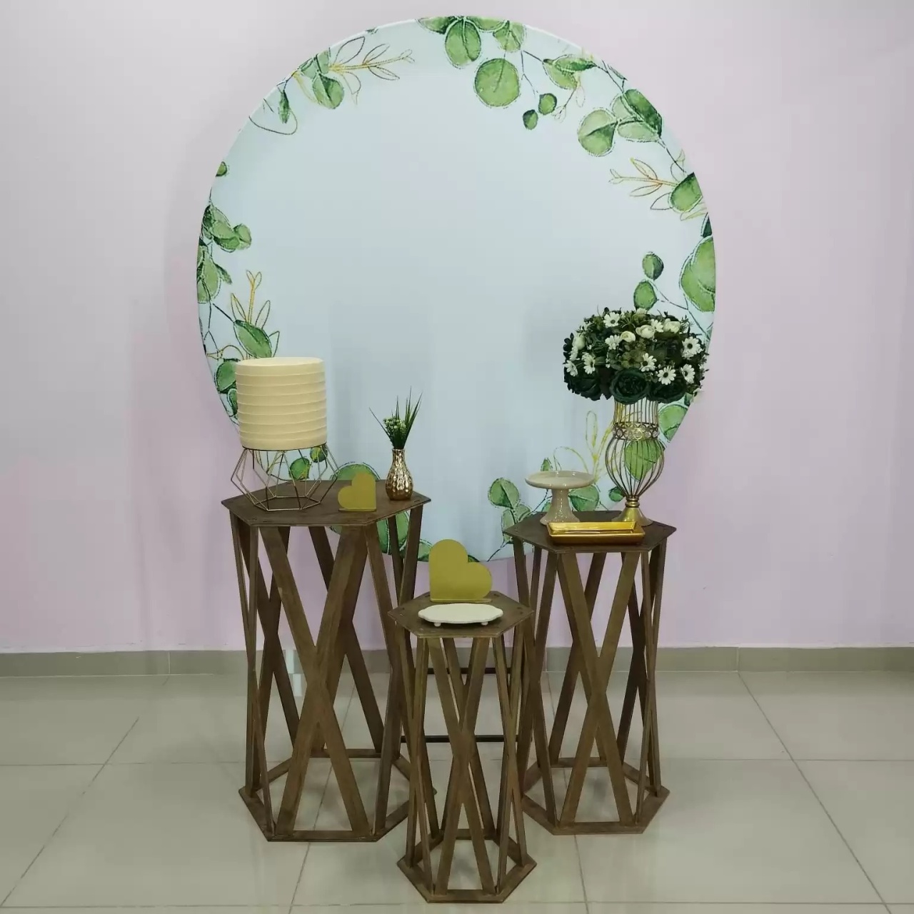 Kit Adulto Floral Verde Numero 4 - pampegueemonte
