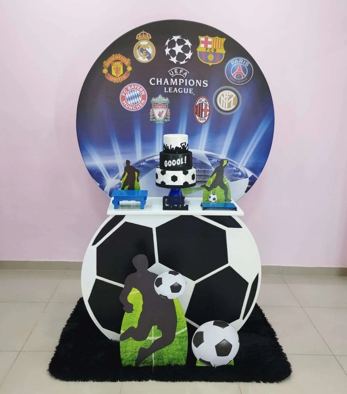 Kit Futebol Champions Numero 3 - pampegueemonte