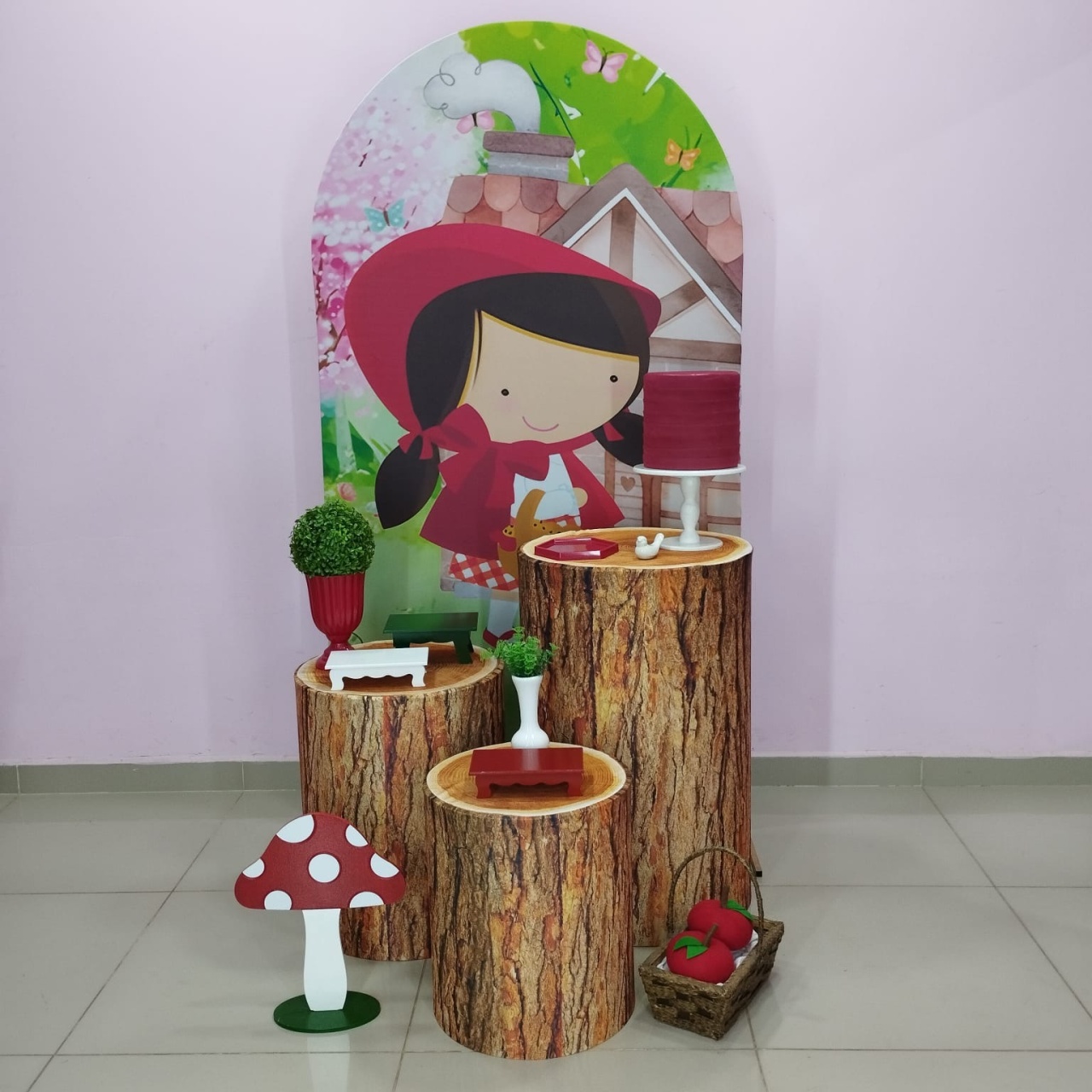 Kit Chapeuzinho Vermelho Numero 8 - pampegueemonte