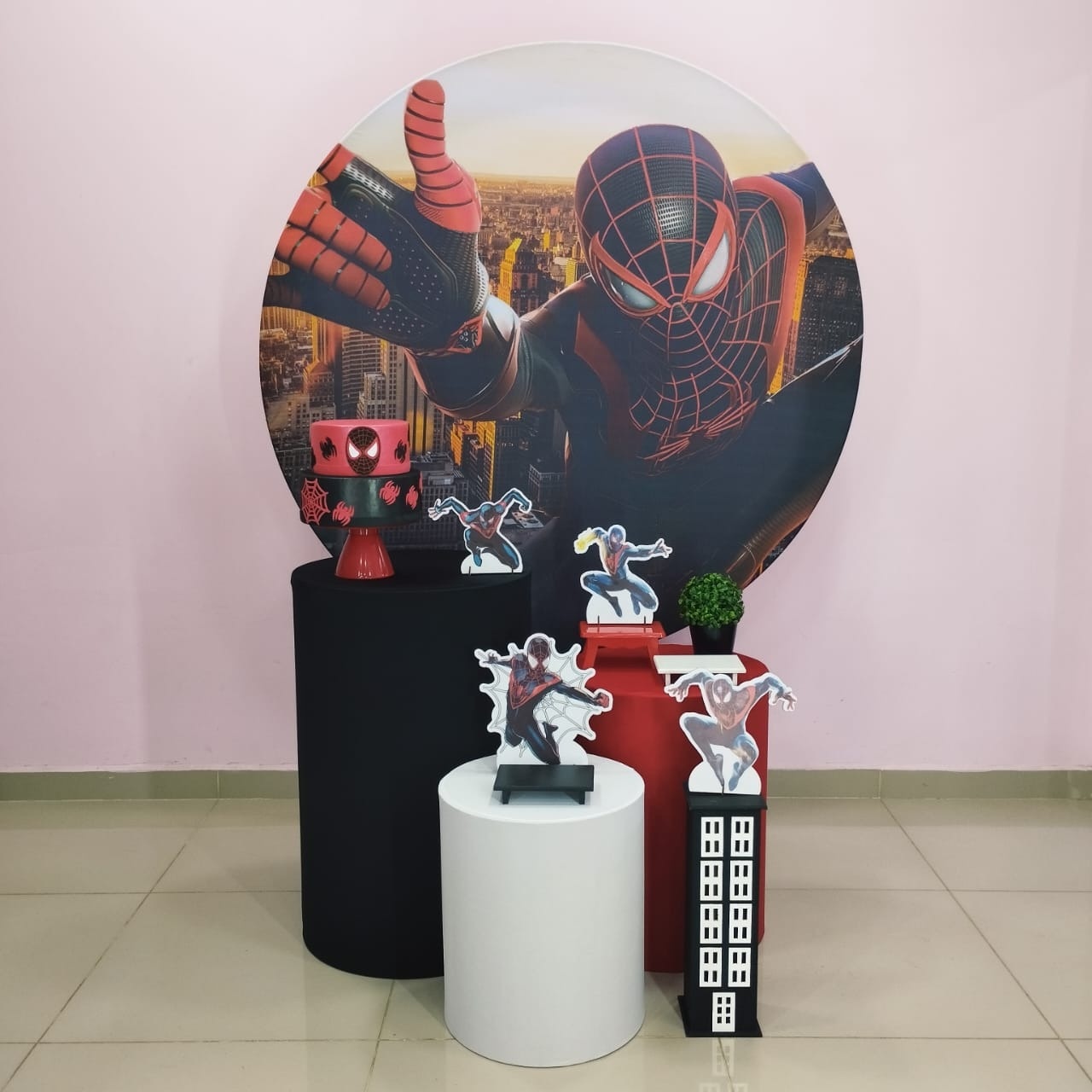 Kit Homem Aranha Preto Numero 7 - pampegueemonte