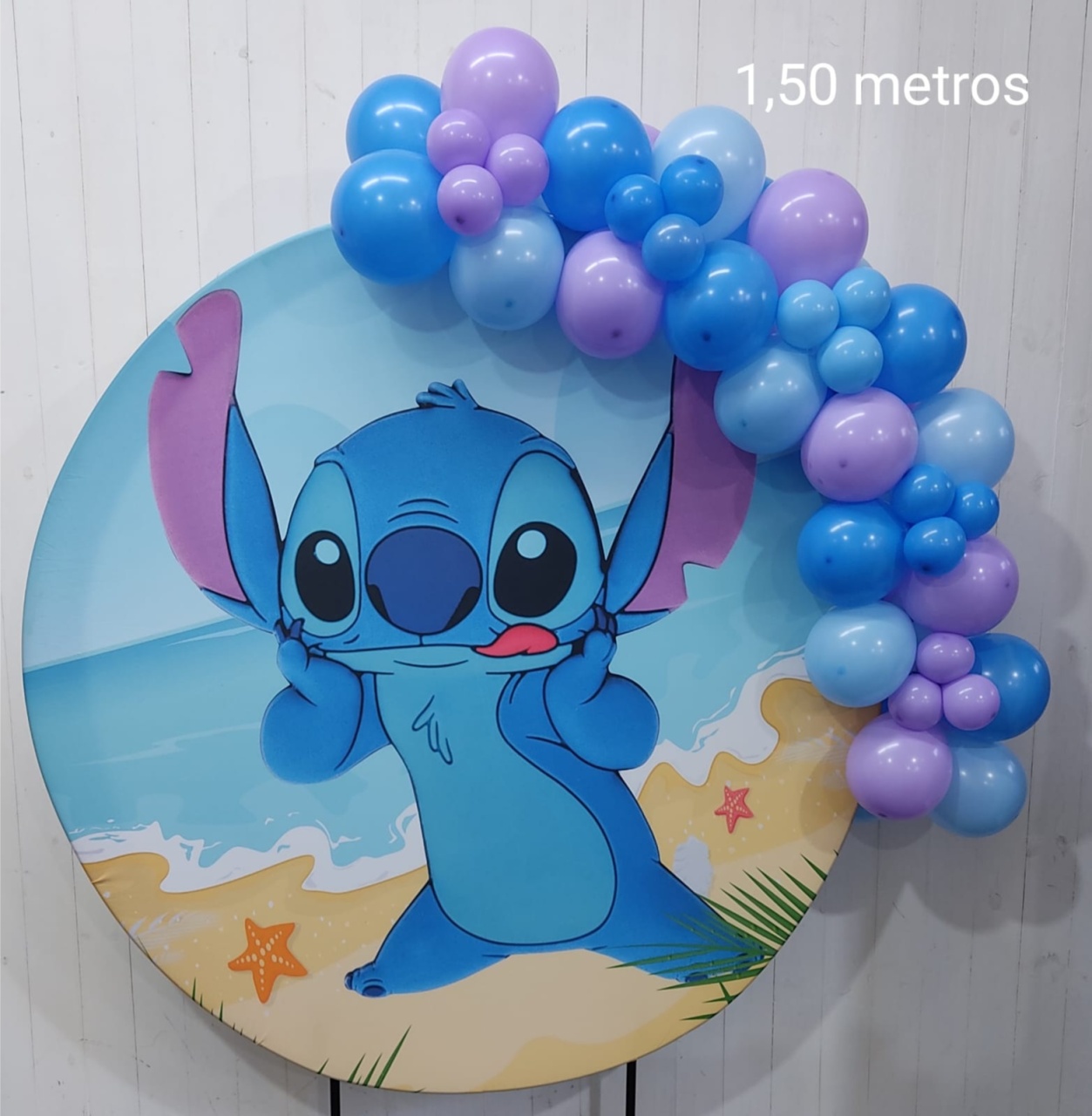 Arco de Balões 1,50 Metros Lilo - pampegueemonte