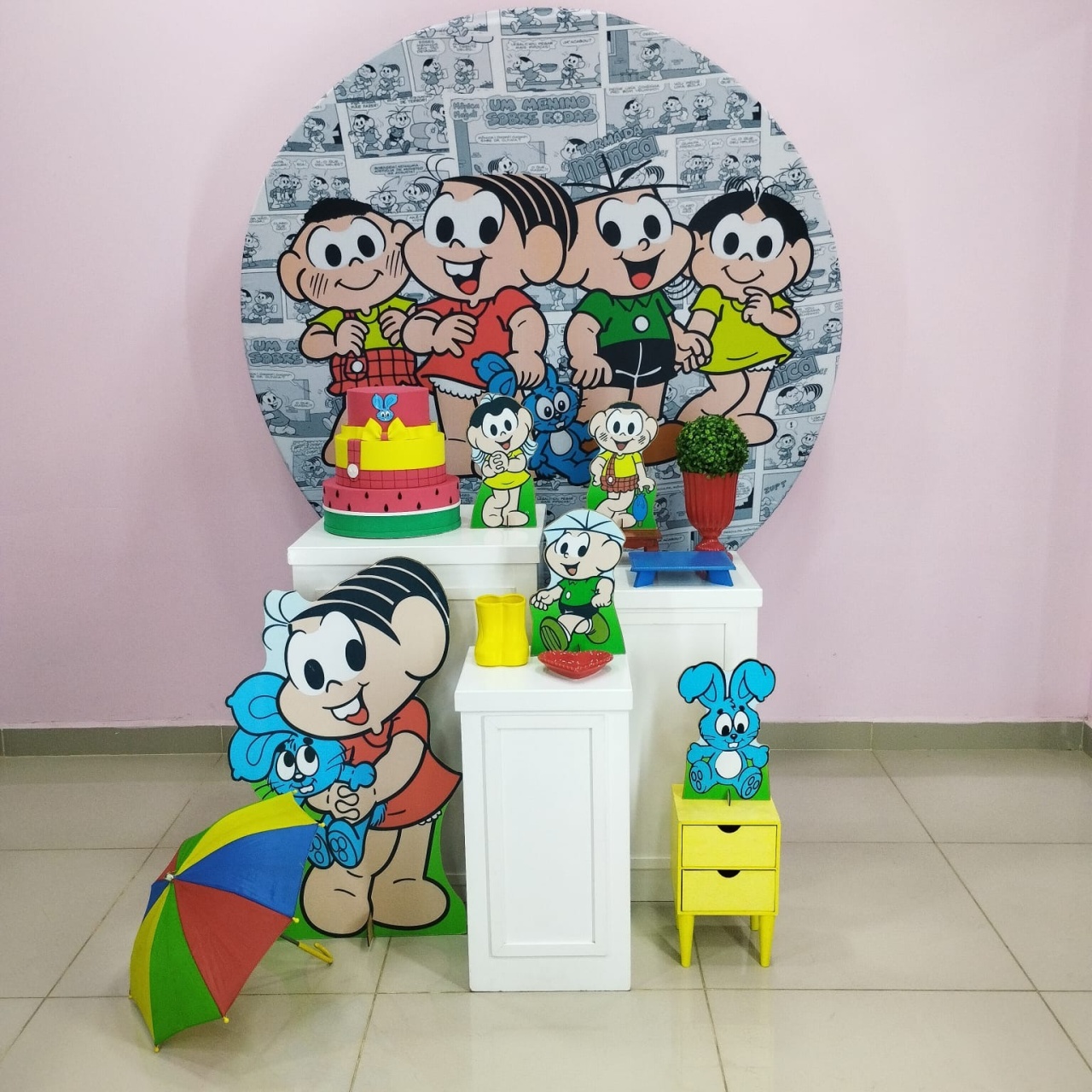 Kit Turma da Monica Numero 4 - pampegueemonte